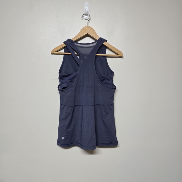 Lululemon Tank Women Fast As‎ Light Sheer Sleeveless Top Gym Yoga Shirt Sz 8 - Picture 4 of 8